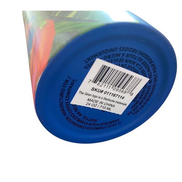 Starbucks Farm Rio Summer 2025 Tropical Blue Banana Vibrant Mix NWT 24 Oz - Picture 3 of 8